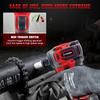 21V 688NM Brushless LED Electric Impact Drill Cordless Drill Electric Screwdriver DIY Driver Power Tools for Makita 21V Battery