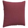 Sofa Cushions 2 Pcs Burgundy 60 X 60 Cm Fabric