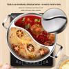 Hui Mai Yuan 201 Stainless Steel Divided Hot Pot