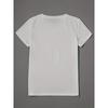 Europese Maat Dames Grote Maten Mama Grafisch T-shirt Wit Ronde Hals Top Dagelijks Shirt voor Mama's - Casual T-shirt voor Moederdag Cadeaus & Dagelijkse Outfits