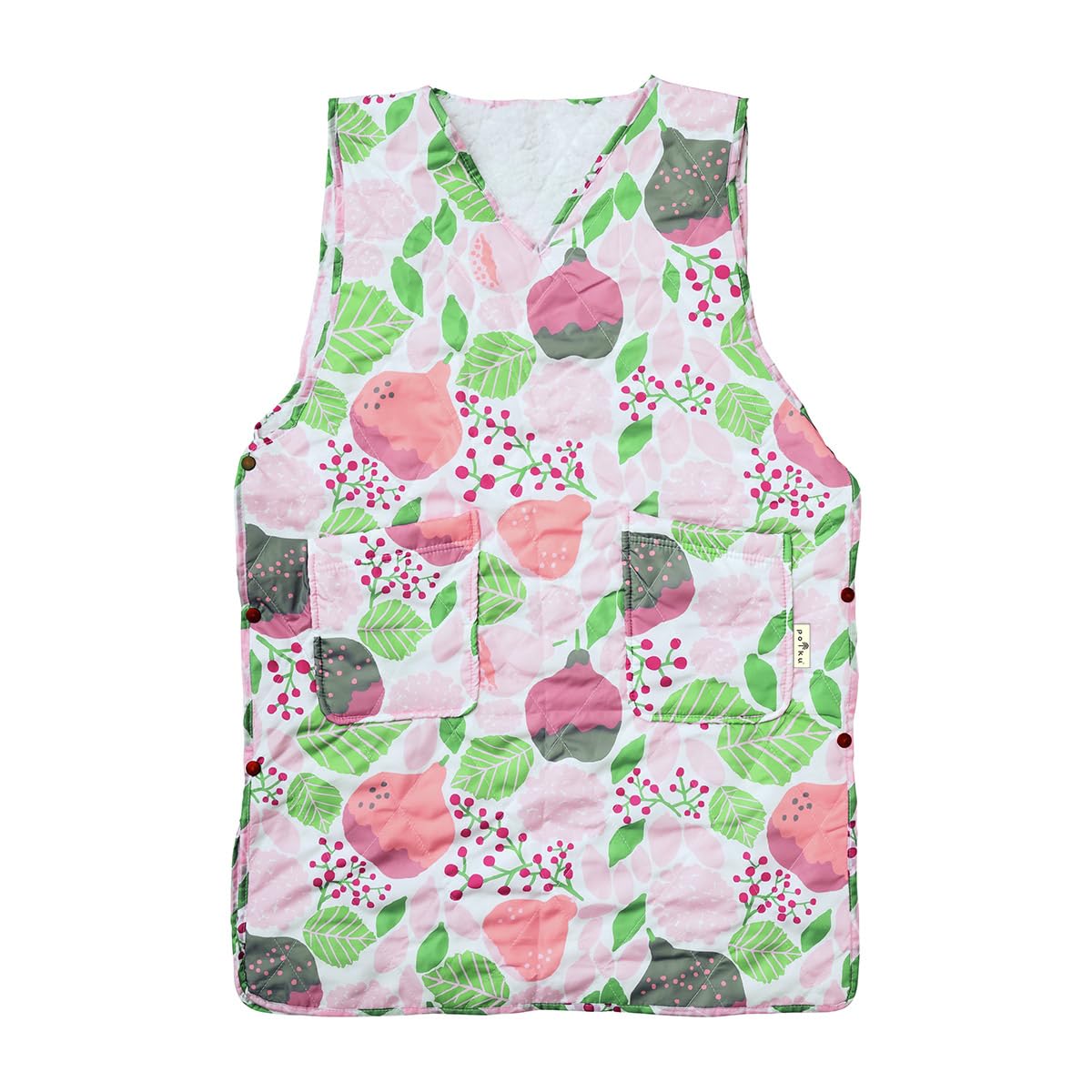 

Marushin Apron Polku Paruna Nordic Cute With Pockets Nursery Teacher Winter 0545031200 Women s