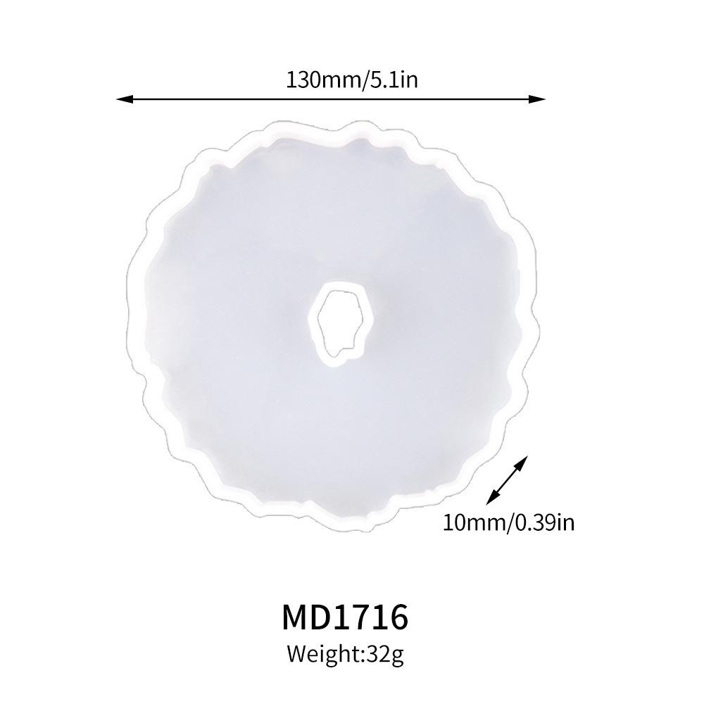 Cloud Wave Silicone Resin Coaster Mold