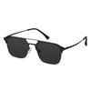 Korean Double Beam Frame Metal Myopia Glasses Trendy Men Half Frame Myopia Sunglasses Anti UV Driving Near Sight Sunglasses