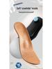 Orthopedic Genuine Leather High Arch Support Insoles - Odor-Resistant, Breathable, Sweat-Absorbent for Men & Women