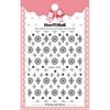 1 Sheet 3D Adhesive Nail Sticker Geometric Patterns Flowers Butterfly Decal for Nail Art Decoration