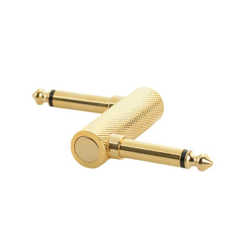 Metal Plug Adaptor for Guitar 6.35mm (1/4") Pedal Coupler Guitar Effect Pedal Couplers Instrument