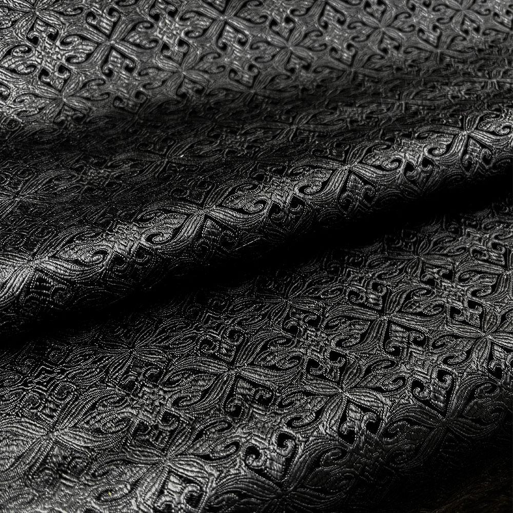 Jacquard Brocade Fabric Damask Flower Patterned Faux Silk Trim Cheongsam Children Costume Hanbok DIY Dress Doll Clothes Material