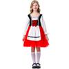 Halloween Little Red Riding Hood costume red cape cosplay stage costume, girl cosplay