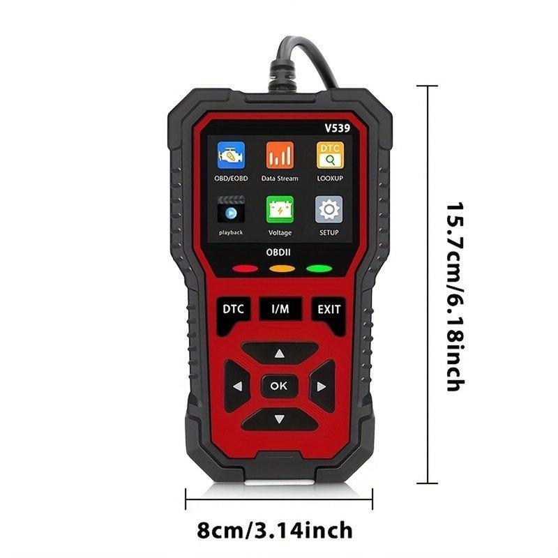 Scanner OBD2 Versatile V539 Alimentato via USB Strumento di Diagnosi Automobilistica Test OBD II Completo con Flusso Dati in Tempo Reale
