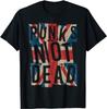 Punk Is Not Dead T-shirt Vintage con Bandiera di Londra