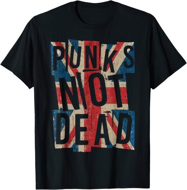 Punk Is Not Dead Vintage London Flag T Shirt XXL