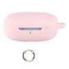 Protective Earbud Charging Case Cover for Air 2 with Flexible Silicone Construction, Toolless Installation, Lid Access, and Carabiner
