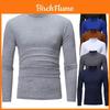 Men's Warm High Neck Solid Color Pullover Jumper Sweater For A Stylish Look