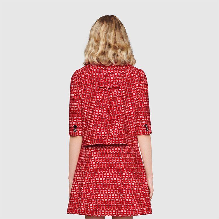 Previous Season Petit Daisy Jacquard Jacket 637017-ZAFMF-6076