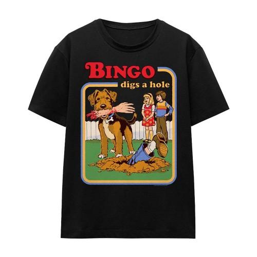 Steven Rhodes Unisex Adult Bingo Digs A Hole T-Shirt