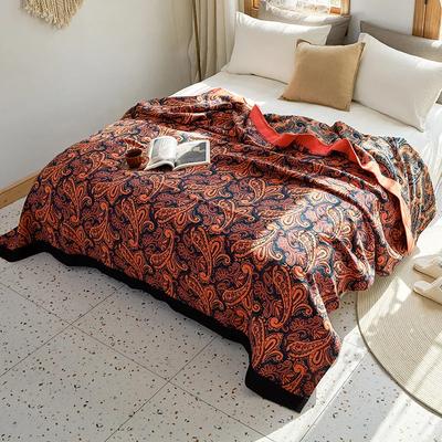 Nordic Cotton Blanket Throw Luxury Sofa Towel Summer Cool Quilt Double Air Conditioner Nap Blanket for Bed Bedspread Soft Sheet