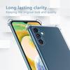 Coque pour Samsung A04s Transparent 4 Coins Renforcés + 2 Verres Trempés