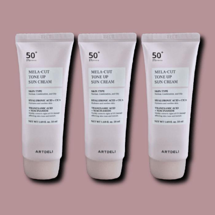 ARTDELI Melacut Tone-Up Sunscreen 50ml x 3 (38036325)