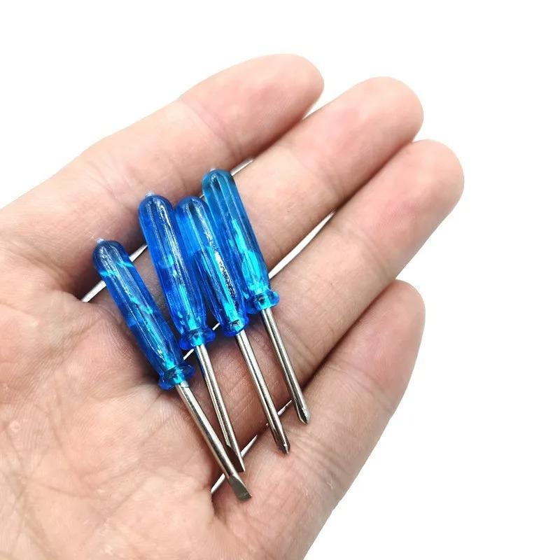 10pcs Blue Mini Screwdriver Set, Toy Cross Word Repair Tool, Suitable For Exercising Hands-on Ability Small Repair Tool, Cry