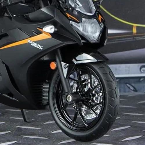 MLTUN MAKAN 1:12 GSX-250R Motorcycle Proportional Model, Diecast Metal Model for Collection, Gift (Blue)