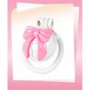 Pink Bow Chastity Cages Sissy Gay Two-tone Craft Chastity Locks Male Locks Pseudo Sissy Chastity Device Escape-proof Cheat-proof