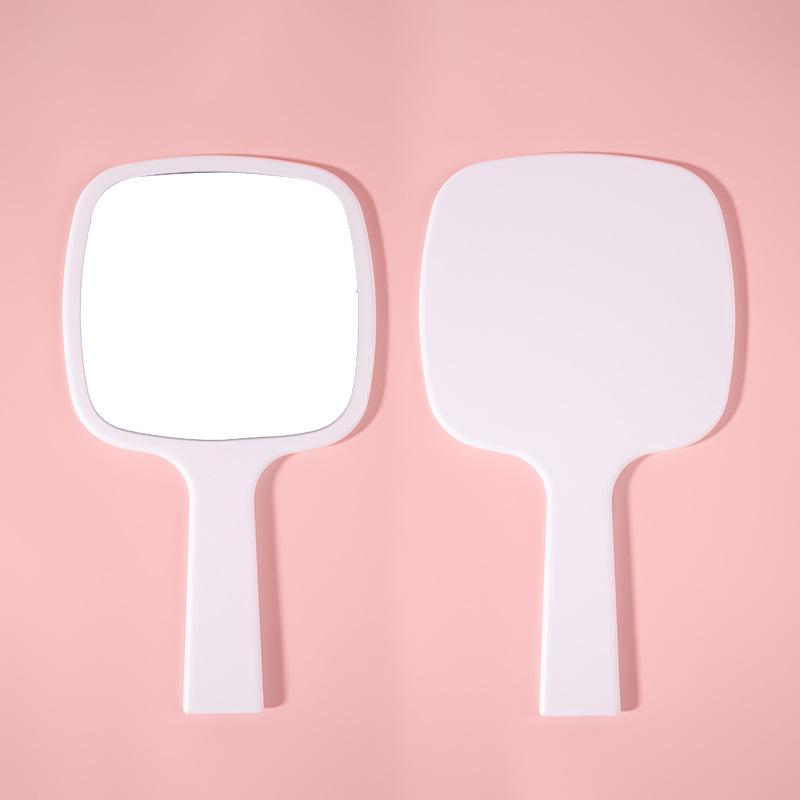 Kompakter HD Handspiegel für Duft und Make-up - Unregelmäßiges tragbares Design für Mädchen