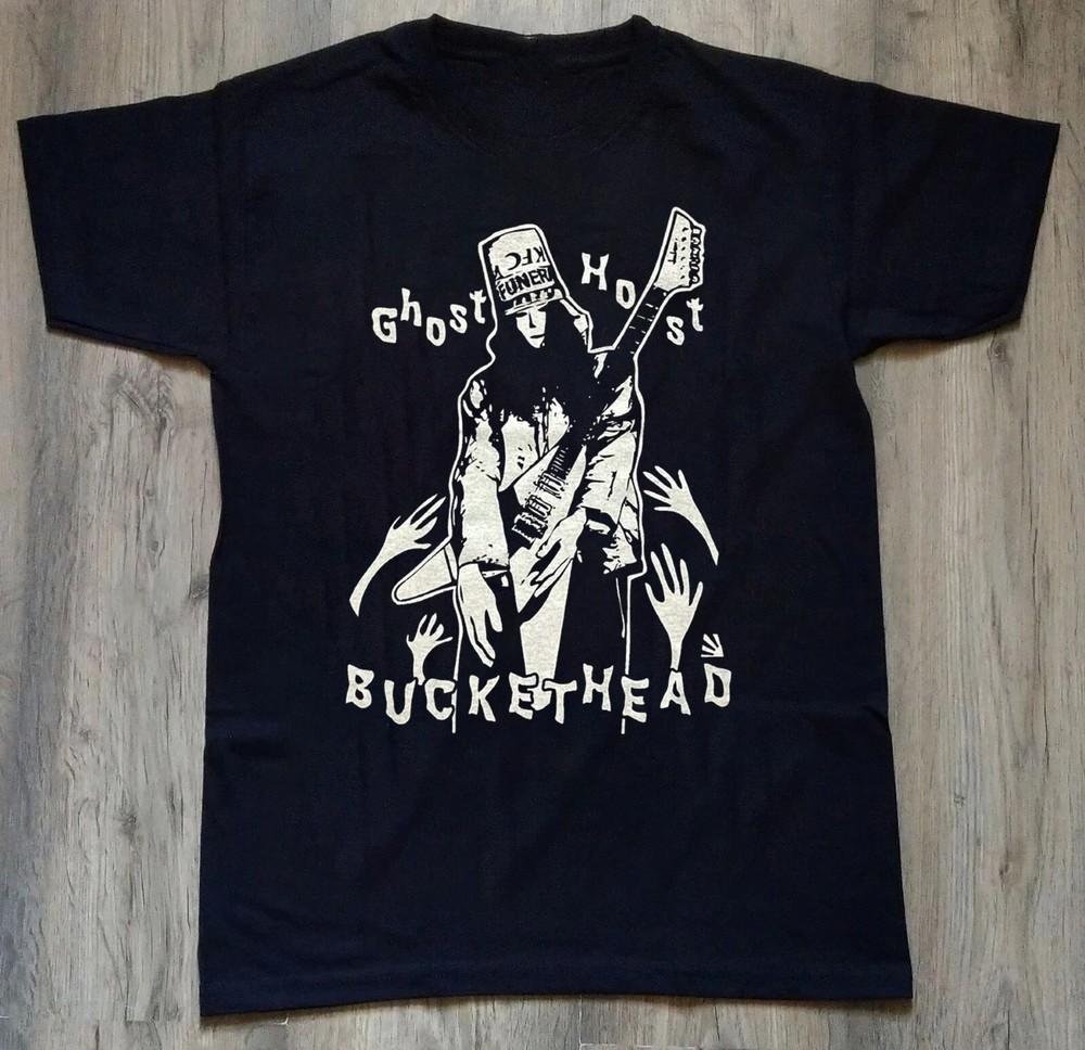 Buckethead T-Shirt GHOST HOST Gift For Fan Black All Size Shirt Unisex T-Shirt XL