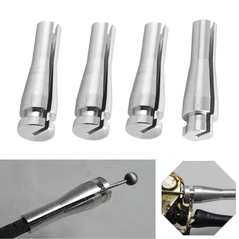 Rear Door Cable Repair End Kit, 4pcs  Aluminum Repair Ends for F150 F250 F350 1992-2009 and E150 E250 E350 1992-2014 Door Service Hardware