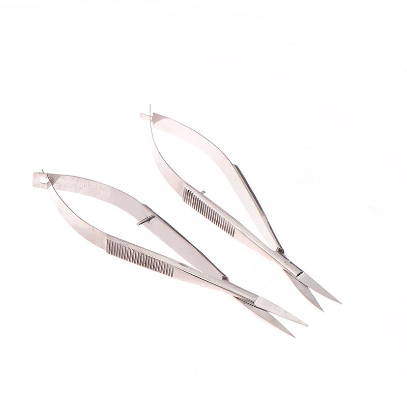 Russian Manicure Scissors Curved Straight Tip Stainless Steel Professional Dead Skin Remover Manicure Tool