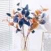 1Pcs Eucalyptus Leaves Artificial Flowers Bouquet Fake Flowers for Home Decor Garden Wedding Decoration Outdoor Vase Ornament