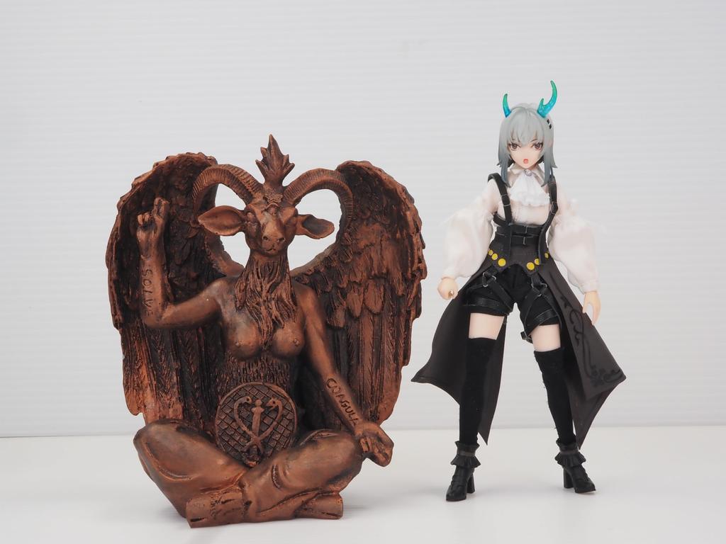 [Good in three directions] Impressive figma Arts Diorama Miniature Ancient Mythological Temple Pillar (Demon Statue)