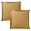 "Premium" Pillowcase All Sizes - Premium Honey - 63 X 63 Cm Flat Quilted Frill