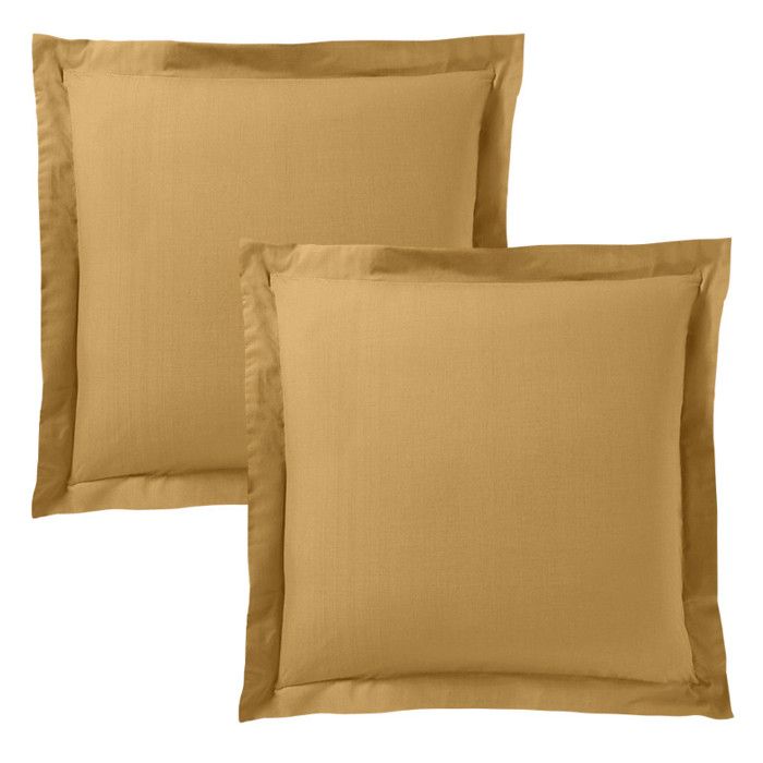 "Premium" Pillowcase All Sizes - Premium Honey - 63 X 63 Cm Flat Quilted Frill