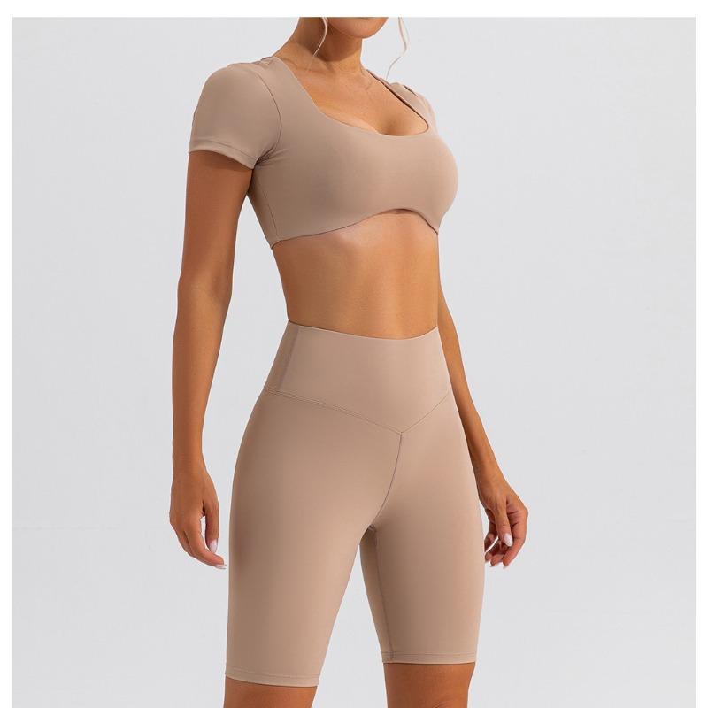 Racerback Yoga Shorts