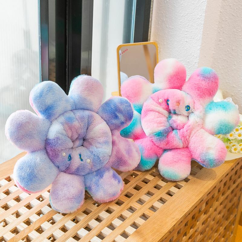 Colorful Flipped Octopus Rabbit Plush Toy Doll Double-sided Inverted Face-changing Octopus Rag Doll Sleeping Pillow
