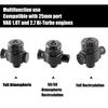 Universeller 25mm Doppelanschluss Aluminium Splitter Dump Blow off Turbo BOV Ventil für VAG 1.8T Motor Leistungsmodifikation