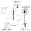AMEITECH Figure Stand Acrylic Mini Staircase Acrylic Display for Plastic X 28cm X 4 Display, 4-Tier Stage, Base, Shelf, Base, Stand, Models, Display,