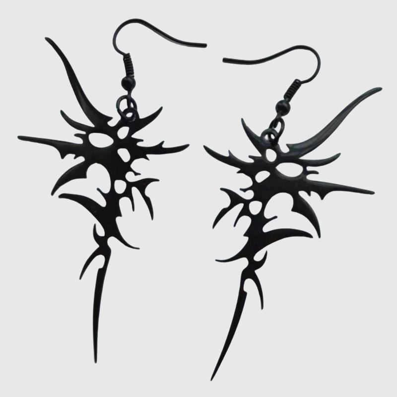 

Grunge Aesthetic Irregular Thorn Dangle Earrings Y2K Punk Retro Geometric Jewelry For Women Gift