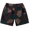 Supreme Patchwork Velour Short Dark Navy