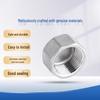 304 Stainless Steel Hexagonal Internal Thread Pipe Cap Plug