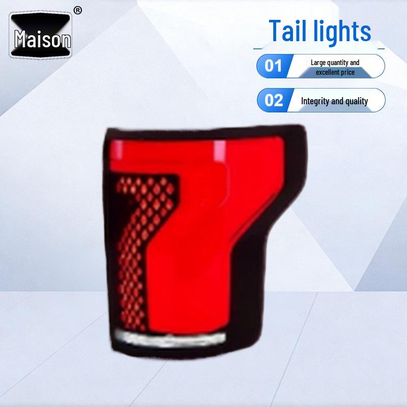 Compatible Rear Tail & Brake Lights for 2015-2021 Ford Raptor F150 Pickup Two Brake Lights