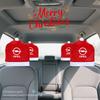 Retractable Christmas Holiday Decoration Car Logo Headrest Cover For Opel Astra Insignia Corsa Zafira Meriva Mokka Vivaro Vectra