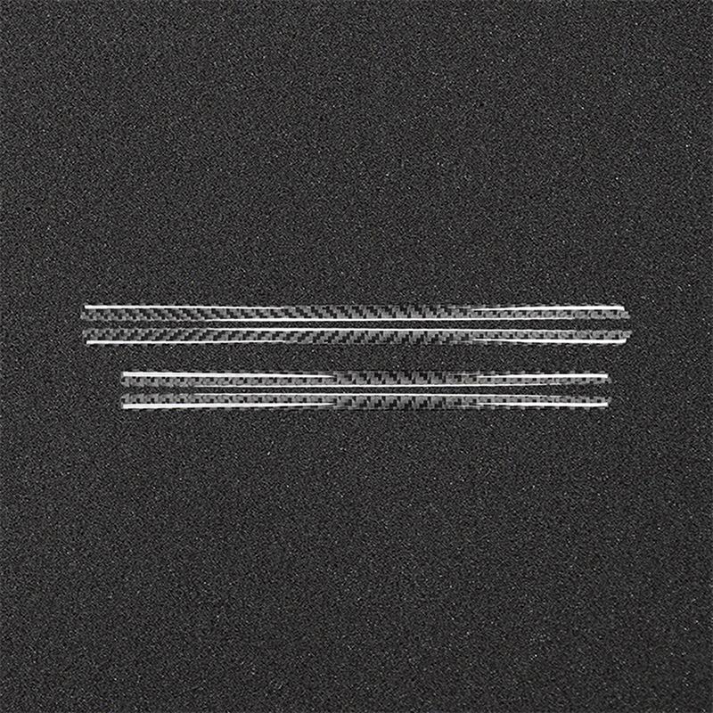 4Pcs Real Carbon Fiber Interior Inner Door Panel Decoration Cover Trim Strip Sticker Automotive Styling Accessories for Honda Civic 11th 2022-2025