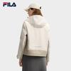 Fila Original Casual Fashion Sports Warm Wearable Detachable Two-Piece Woven Jacket Women Jackets Cloud-Peak-White F11W549704FIV