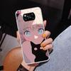 Anime Girls Cute Black Cat Phnoe Case for Xiaomi Poco X5 X6 X7 Pro X4 Gt F7 Ultra M8 M7 Redmi 15C 15 13C 13 12C 12 Unique Cover