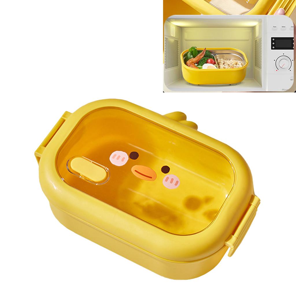 Bento Lunchbox Kleine Gelbe Ente Edelstahl Thermischer Lunchbehälter für Büro