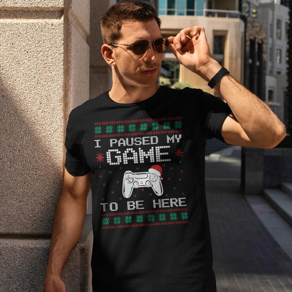 Koszulka Świąteczna na prezent dla gracza na Mikołajki klasowe Mikołaja XL