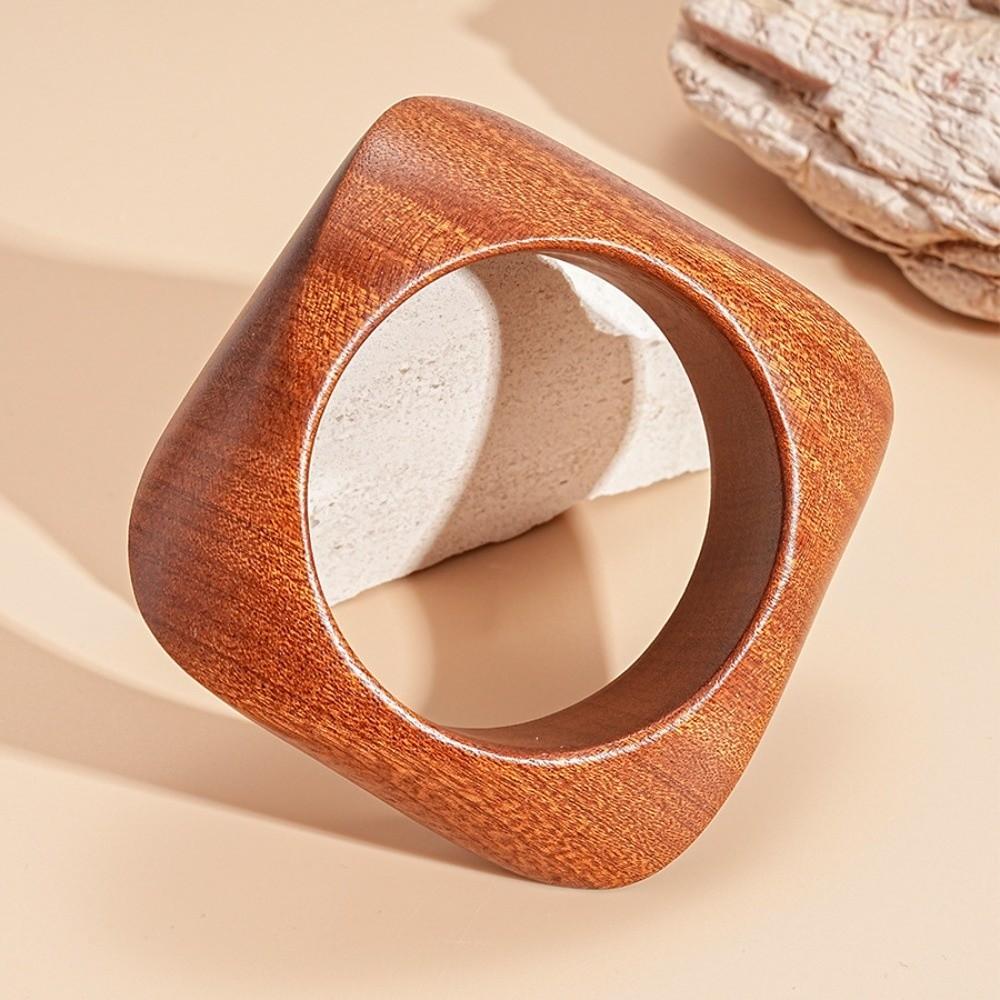 Texture Wooden Bracelet Wide Geometric Bangles New Wooden Bangles  Gifts