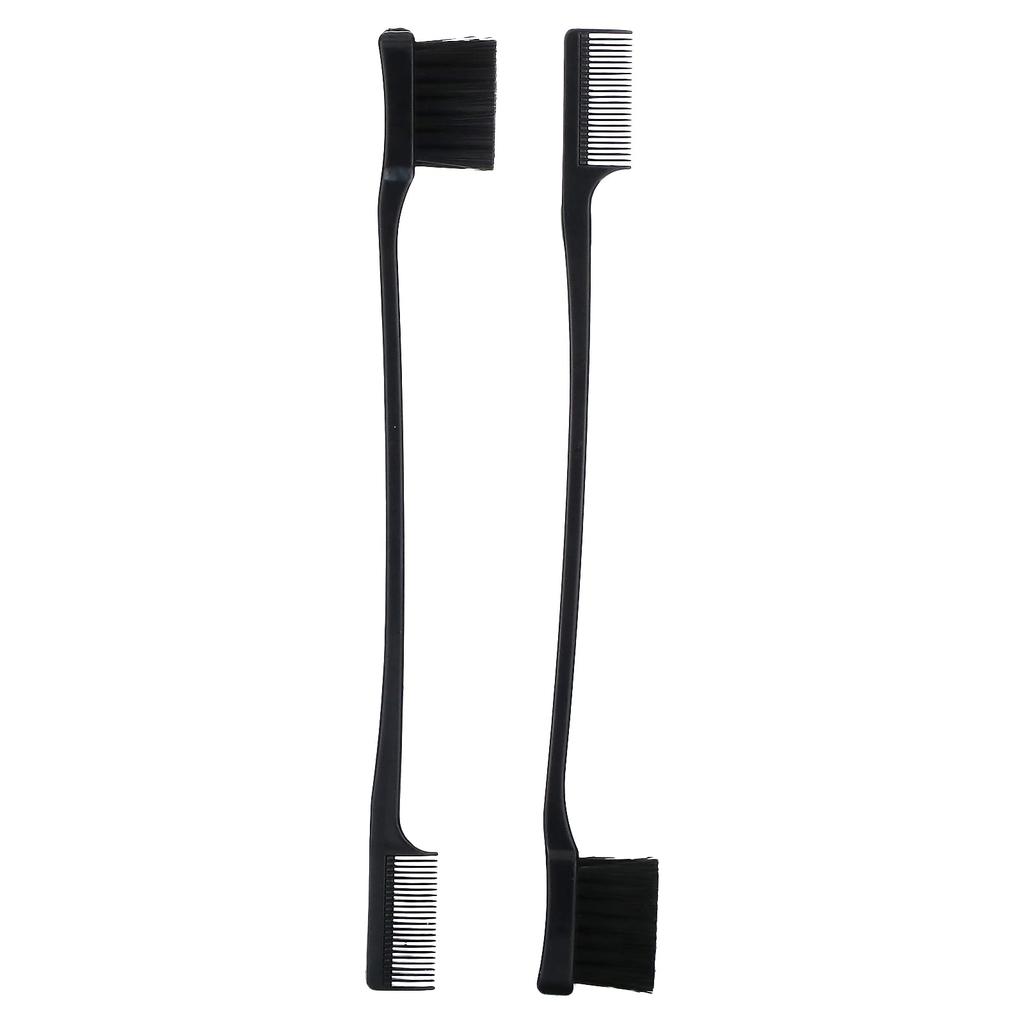 Kitsch Dual Edge Brush & Comb, 2 Brushes