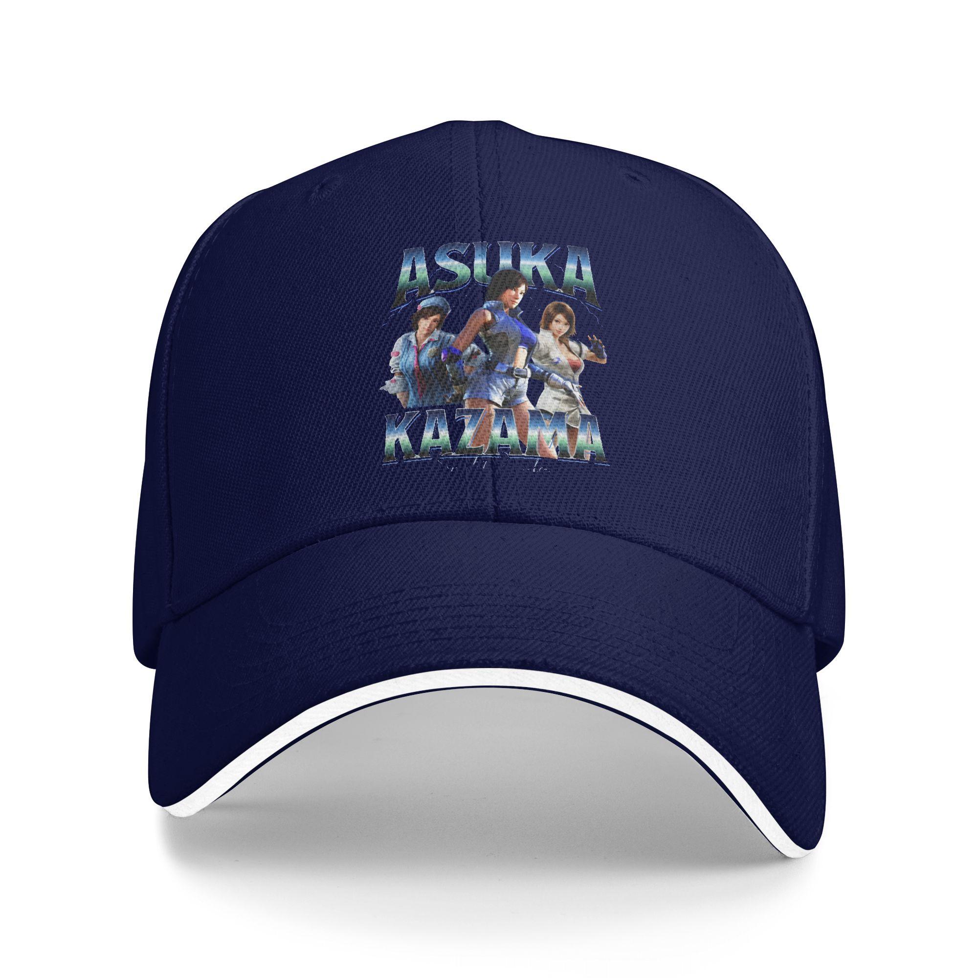 

Tekken Game Baseball Cap Street Style Unisex-Teens Trucker Hat Breathable Design Hiking Fishing Baseball Caps Birthday Present One Size темно-синього кольору